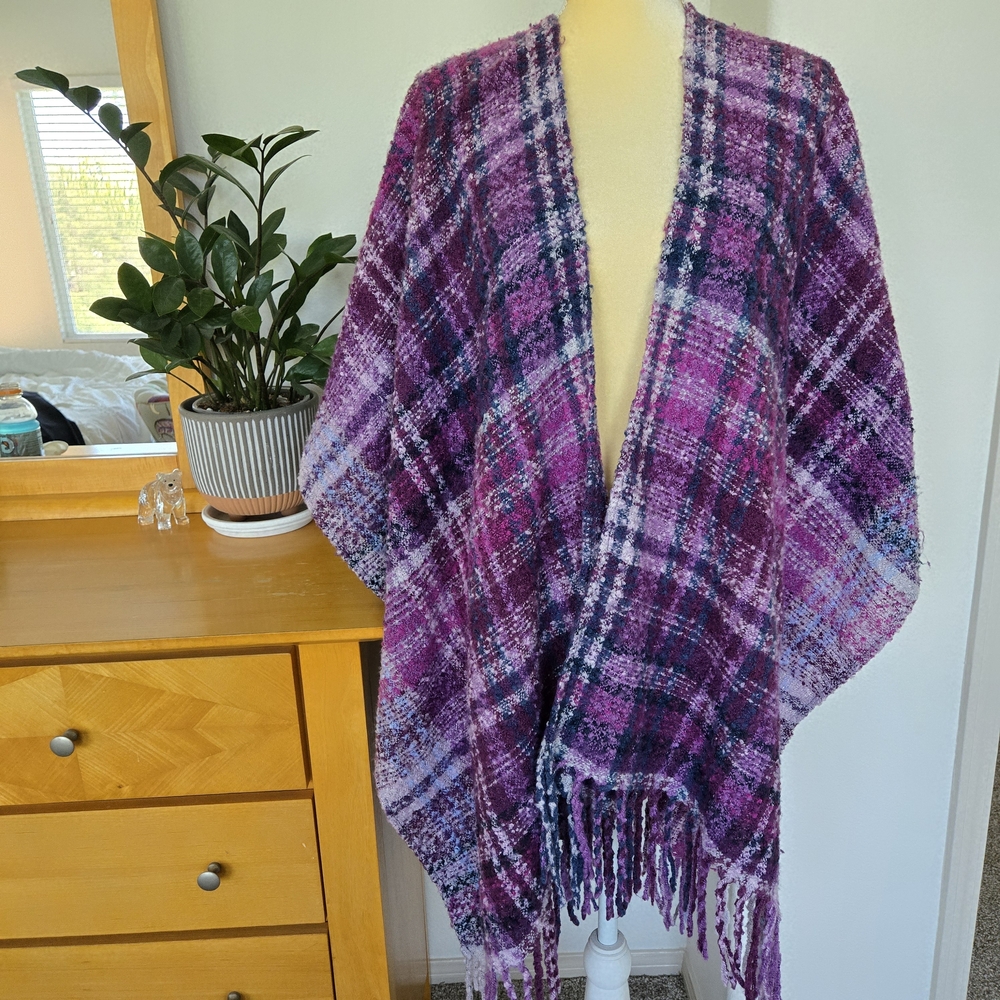 Woolrich Multicolor Plaid Shawl